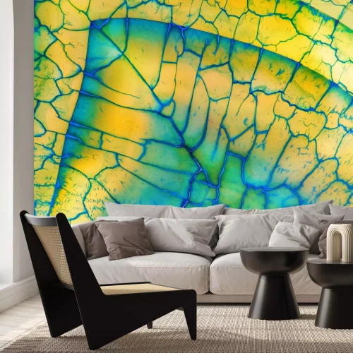 Fototapete Meerblaugelber Achat