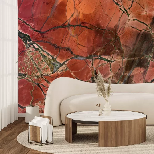 Fototapete Rostbrauner Jaspis