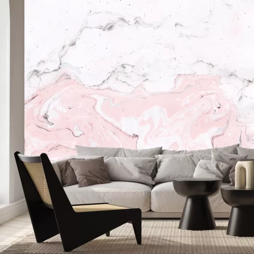 Fototapete Marmor sanftes Rosa