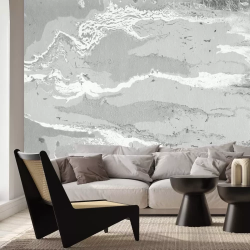 Fototapete Monochromer Marmor
