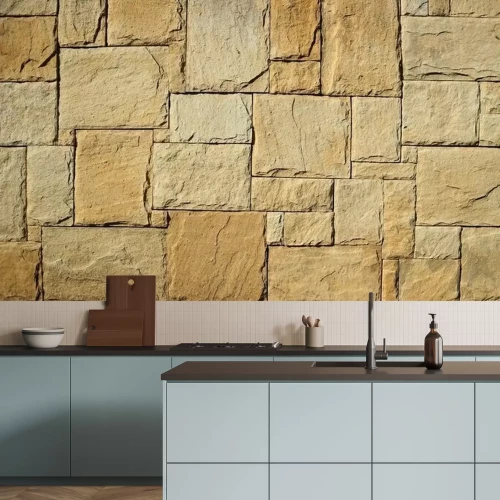 Fototapete Geometrischer Sandstein