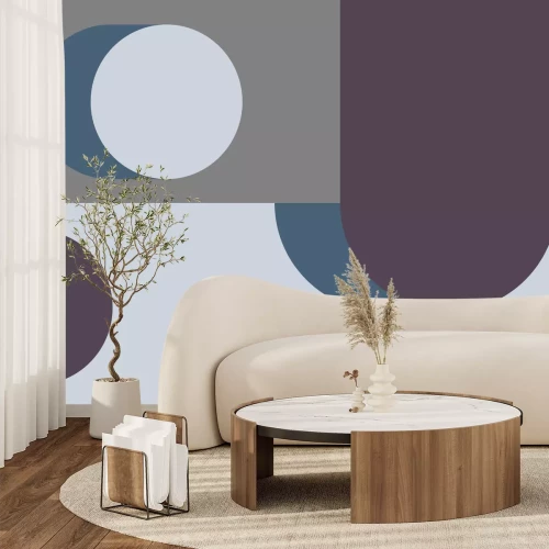 Fototapete Vierfarbige Komposition