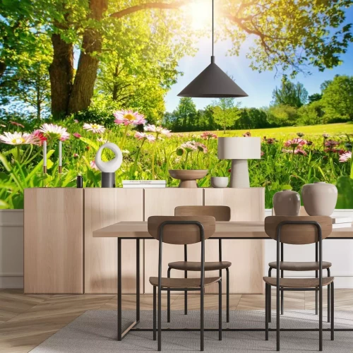 Fototapete Blumenwiese