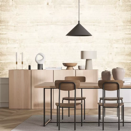 Fototapete Holzoptik weiß bemaltes Brett