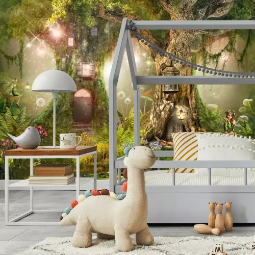 Fototapete Märchenhafte Baumhäuser