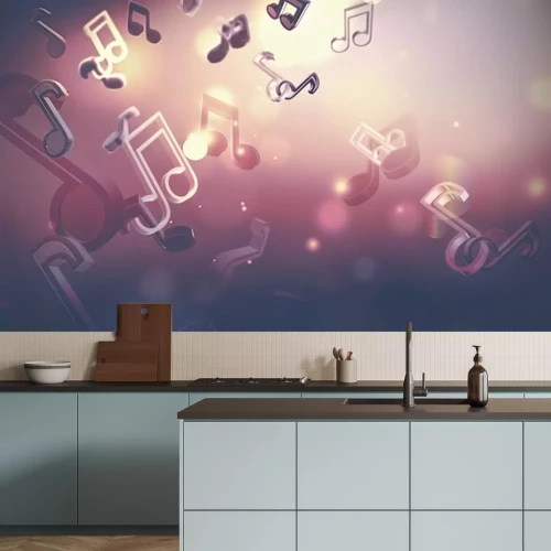 Fototapete Noten 3D abstrakt