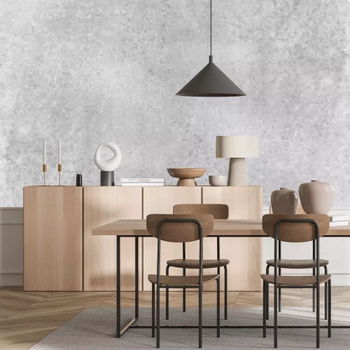 Fototapete Betonoptik grau mit weißen Flecken