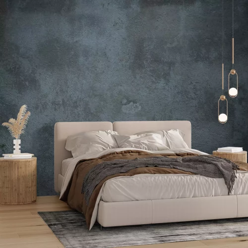 Fototapete Schwarze und graue Betonwand