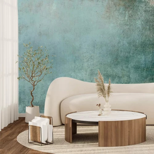 Fototapete Blauer konkreter Retrohintergrund