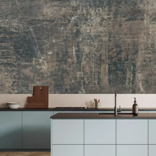 Fototapete Dunkle Betonwand