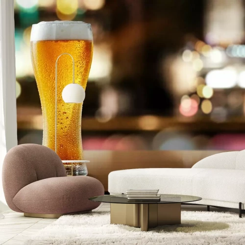 Fototapete Glas gekühltes Bier