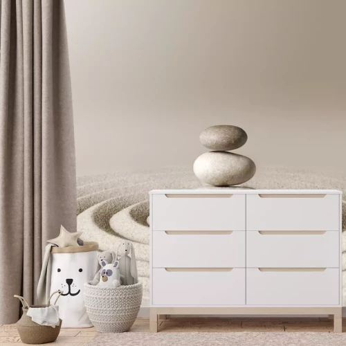 Fototapete Steine am Sand