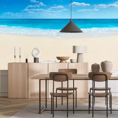 Sticker Summer beach and sea