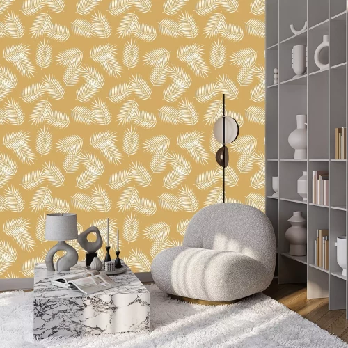 Tapete Tropische Palmblätter