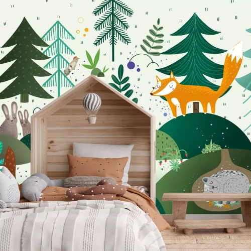 Fototapete Waldlichtung