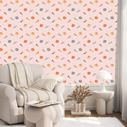 Tapete Entspannen Sie sich im Pool