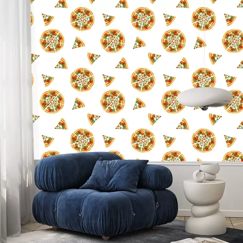 Tapete Geschnittene Pizza