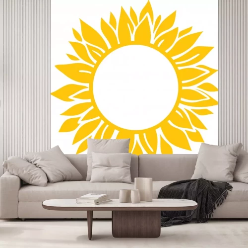 Sticker Sonnenblume vergrößert