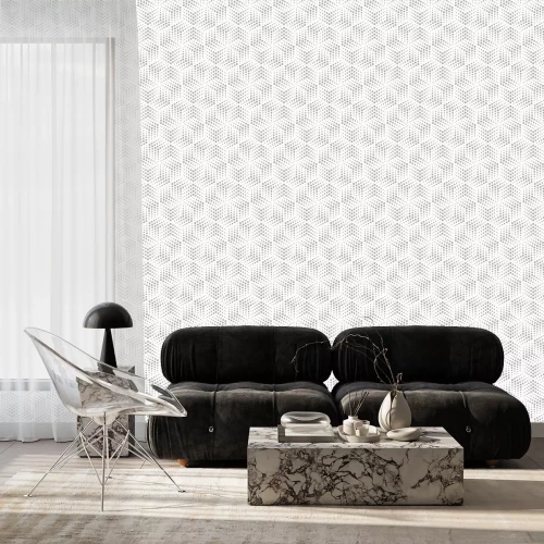 Tapete Geometrisches Op-Art-Muster