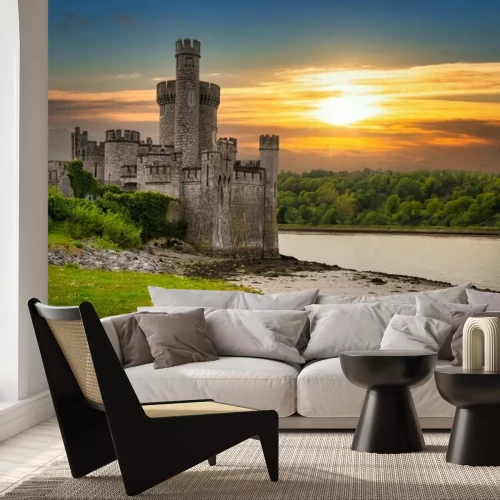 Fototapete Blackrock Castle in Irland am Fluss