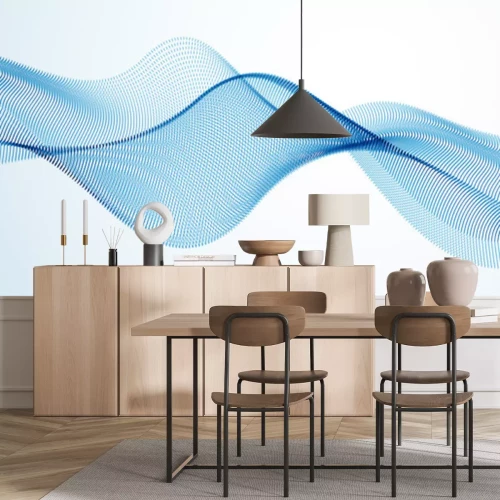 Fototapete Blaue Welle