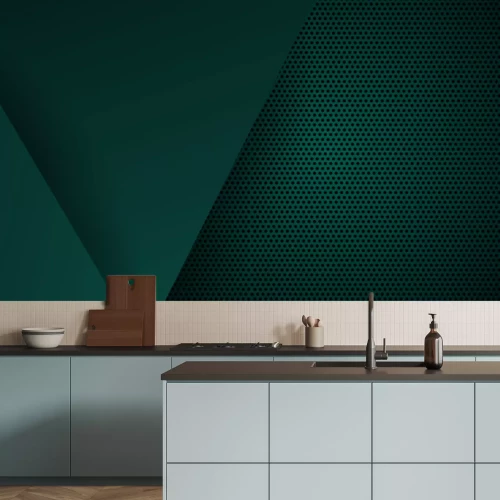 Fototapete 3D grüne abstrakte Textur