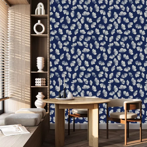 Tapete Klassisches Blätter-Muster