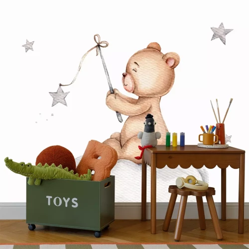 Sticker Angelrute mit Stern