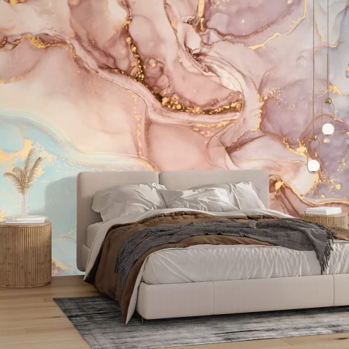 Fototapete Mehrfarbige zeitgenössische Farbabstraktion