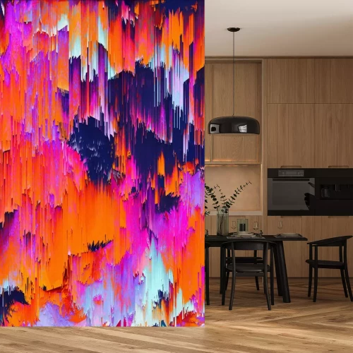 Sticker Abstract Colorful Glitch Geometrical Artwork Poster,Abstract Graphical Painting Art Background Texture,Modern Conceptual Art,Synthwave Aesthetic Vaporwave Poster Print,3D Rendering,
3D Illustration