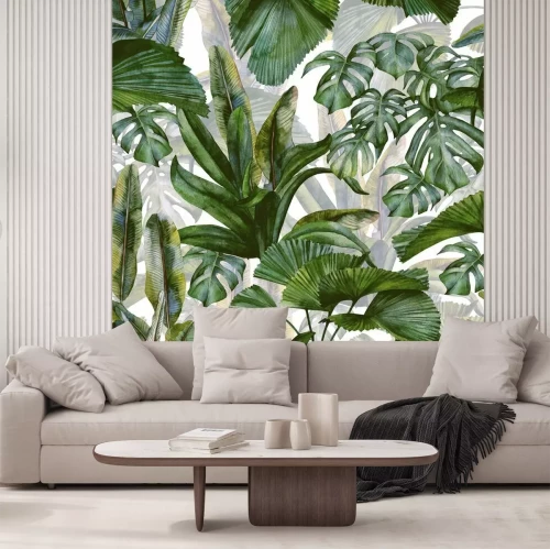 Fototapete Grüne Waldung im tropischen Dschungel