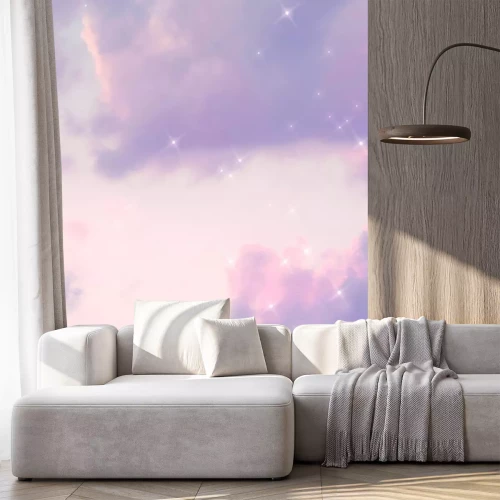 Sticker Pastellhimmel mit Sternen