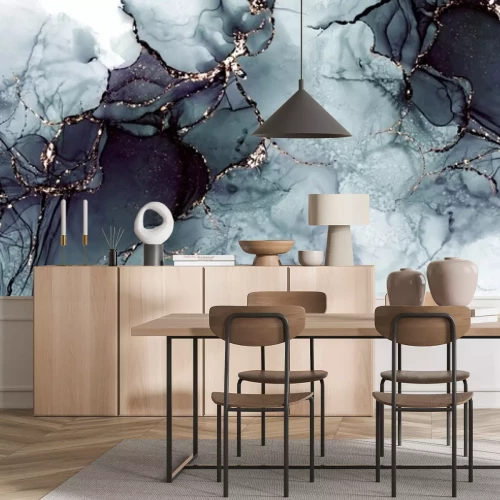 Fototapete Marmorabstraktion im Aquarellstil