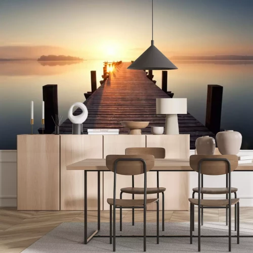 Fototapete Stille am glatten See