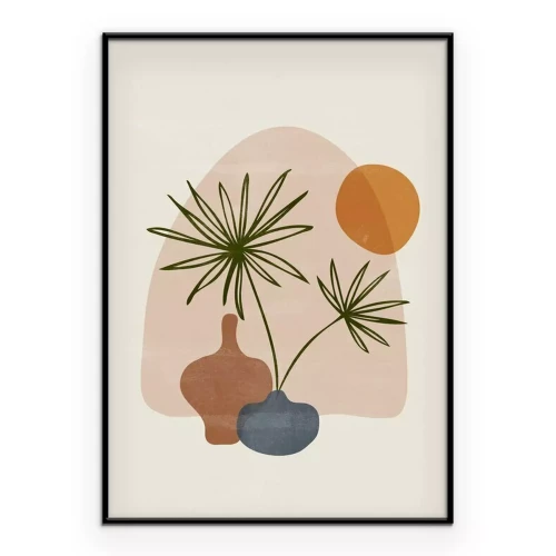 Poster Stillleben-Grafiken im minimalistischen Stil