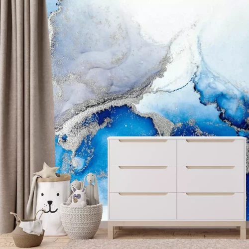 Fototapete Abstrakt verschüttete Farbe