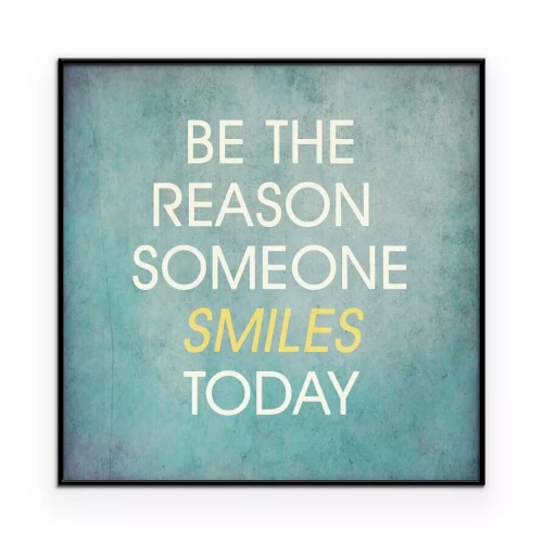 Poster Inspirierend Zitat durch unbekannten Quelle auf blau Grunge hintergrund