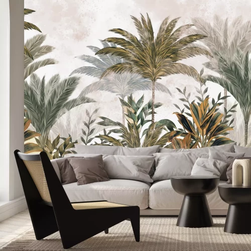 Fototapete Dschungel in Vintage-Ausführung