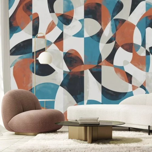 Fototapete Modernes Muster mit geometrischer Abstraktion