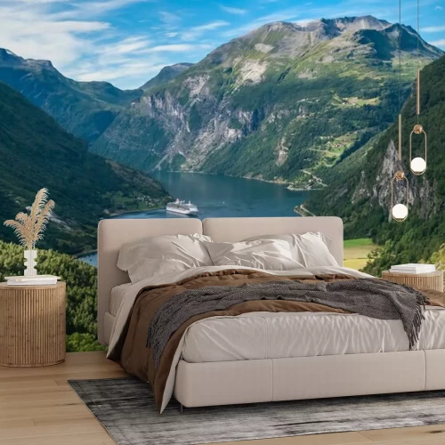 Fototapete Norwegische Fjorde