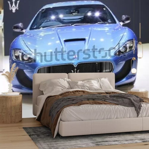 Fototapete BANGKOK - November 28: Image zoom of Maserati car on display at The Motor Expo 2014 on November 28, 2014 in Bangkok, Thailand.