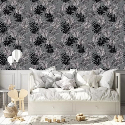 Tapete Ascheblätter im Wind