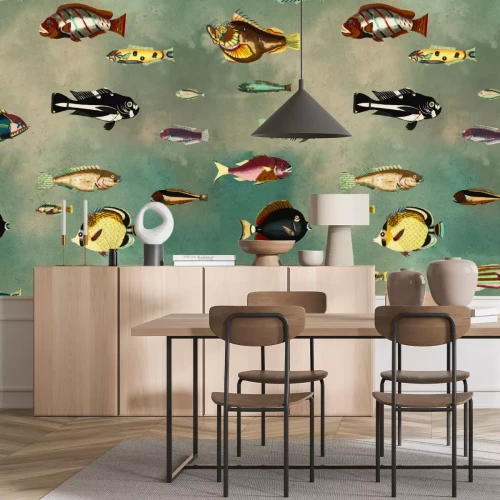 Fototapete Retro-Fisch