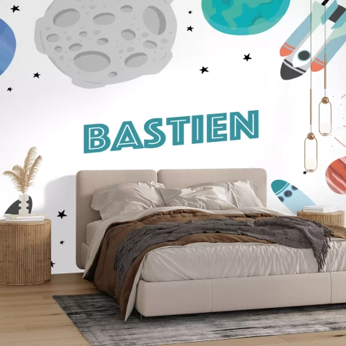 Sticker Kosmisches Motiv auf Illustration