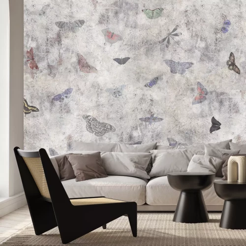 Fototapete Tanz der wunderschönen Schmetterlinge