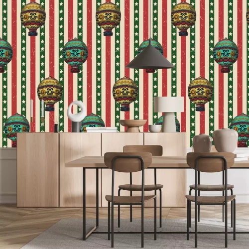 Fototapete Alte Ballonfahrt