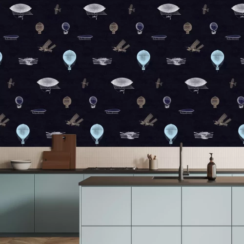 Fototapete Nachtflug