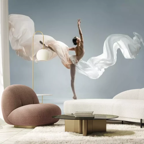 Fototapete Ballerina in künstlerischer Pose