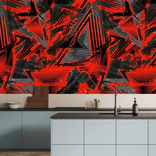 Fototapete Hintergrund mit Elementen im Graffiti-Stil