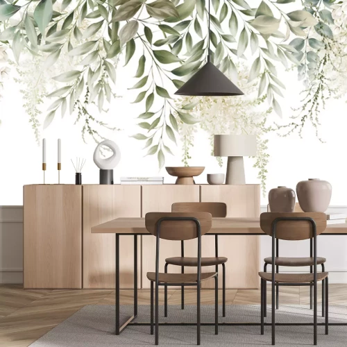 Sticker Überhängendes Grasgrün